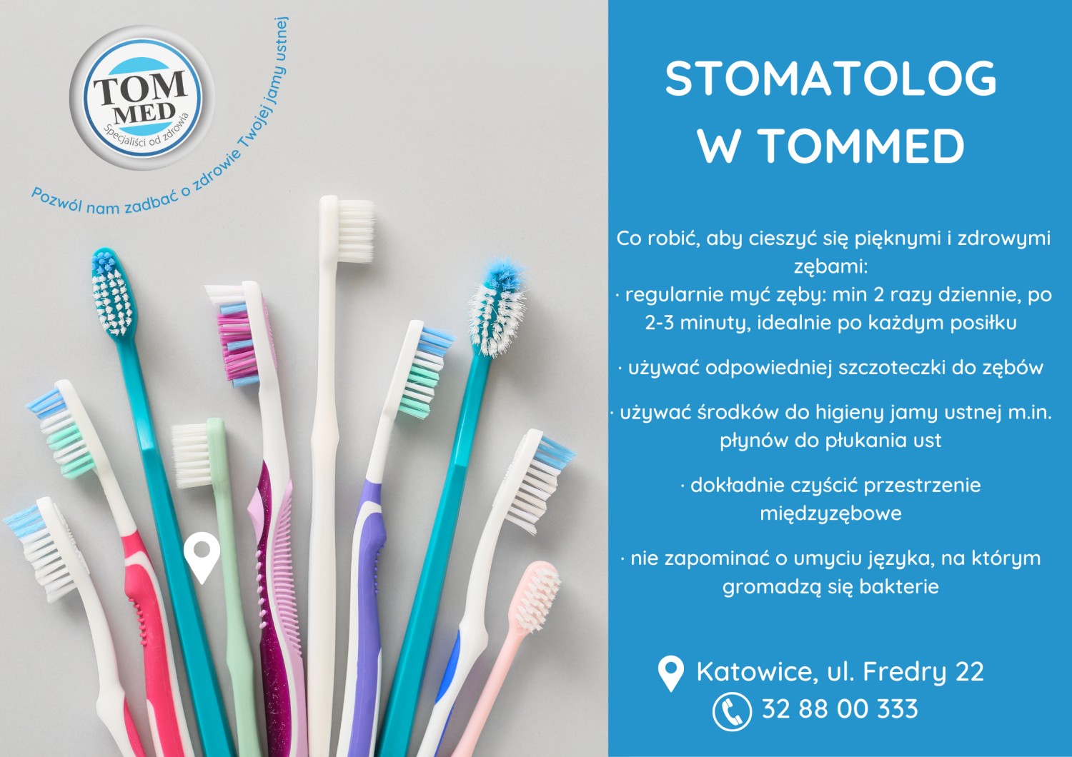 Stomatolog w Tommed - jak dbać o zęby