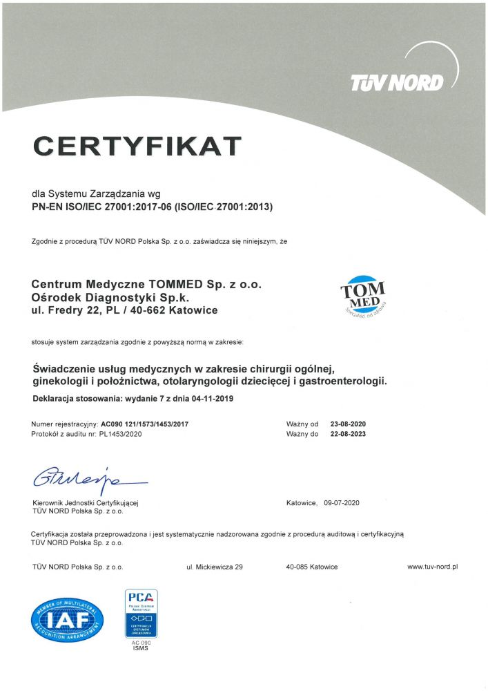 CERTYFIKAT ISO27001 - DO 22-08-2023