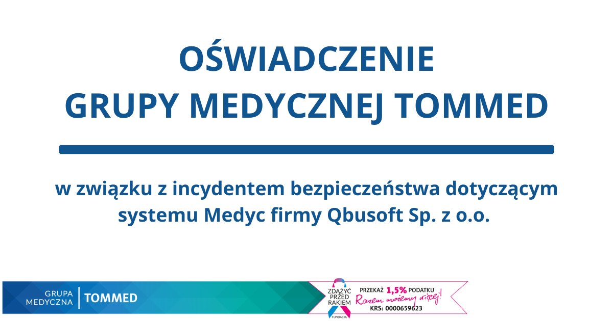 Oświadczenie w sprawie systemu Medyc